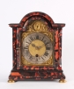 An attractive small South German red tortoishell bracket timepiece with automaton, circa 1740. 