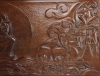 Hildo Krop, Mahogany wall panel, 1926 - Hildo (H.L.) Krop