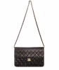 Vintage Chanel Black Classic Single Flap Bag - Chanel