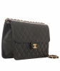 Vintage Chanel Black Classic Single Flap Bag - Chanel