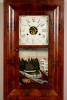 An American mahogany ogee shelf clock by Seth Thomas