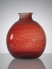 C.J. Lanooy, unique, Large red vase, Glass Factory Leerdam, 1929 - Chris (C.J.) Lanooy