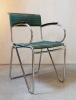Willem Hendrik Gispen, diagonal chair of steel, bakelite and canvas, ca. 1935 - Willem Hendrik (W.H.) Gispen