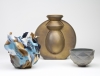 Beate Reinheimer, Stoneware bowl with geometric surface and salt glaze, 1982 - Beate Reinheimer