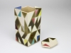 Pauline Wiertz, Lozenge-shaped lidded box with geometrical decoration, 1979 - Pauline Wiertz