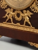 A charming Viennese mahogany and gilt mantel clock by J Straub, circa 1830