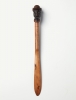 An American coloured wood ‘dandy face’ letter opener, circa 1880