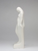 Cris Agterberg, Wit geglazuurde sculptuur van een dame, Plateelfabriek Schoonhoven, 1927-1930 - Cris Agterberg