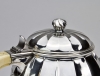 Wolfers Frères, Zilveren Art Deco theeservies met ivoren grepen, ontwerp 1926 - Philippe Wolfers Frères