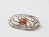Fons Reggers, Silver brooch with red coral, 1920s - Fons Reggers