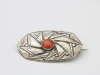Fons Reggers, Silver brooch with red coral, 1920s - Fons Reggers