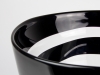 Frans Molenaar, Leerdam Unica, Transparante vaas met zwarte lijn, 1994 - Frans Molenaar