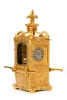 A French gilt brass ‘sedan chair’ carriage clock, circa 1870