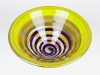 Olaf Stevens for Glass Factory Leerdam, Unique glass bowl with graal technique, 1993 - Olaf Stevens