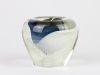 A.D. Copier, Unique glass vase with blue and white core, North Sea series, Studio De Oude Horn, 1979 - Andries Dirk (A.D.) Copier