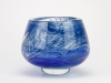 A.D. Copier, Unique vase with decoratie of blue waves, North Sea series, Studio De Oude Horn, 1979 - Andries Dirk (A.D.) Copier