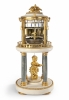 An attractive French Louis XVI ormolu and marble 'cercles tournants' mantel clock, by Barancourt, circa 1780