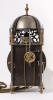 A French iron and brass alarm lantern clock, by Rouelle, circa 1725