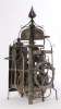 A South-German iron striking renaissance chamber clock with alarm, dated 1608