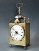 French Capucine clock with date indication, quarter striking on two bells, c. 1820.