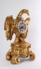 A decorative South German parcel gilt sculptural table clock, circa 1730.