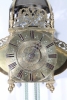 A good English brass striking and alarm 'wings' lantern clock, circa 1680