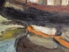 Petrus Theodorus (Piet) van Wijngaerdt, 'Het IJ aan de Ruyterkade', oil on canvas, ca. 1920 - Petrus Theodorus (Piet) van Wijngaerdt