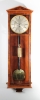 A good Austrian mahogany inlaid 'Dachluhr' regulator timepiece, circa 1840.
