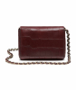 Mulberry Oxblood 'Mini Lily' Deep Embossed Croc Print - Mulberry