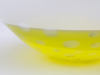 Floris Meydam, Unique glass bowl with yellow and white decoration, executed by Neil Wilkin, 1990 - Floris Meydam