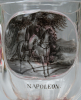 Bohemian glass 'Napoleon on horseback'