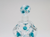 René Lalique, 'Rialto' parfumfles met blauwe appliqués, ca. 1960 - René Lalique