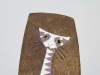 Ru de Boer, Keramische tegel met kat, N.V. Plateelbakkerij Ram (Huizen), jaren '60 - Ru de Boer