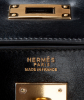 Hermès Kelly 32 Sellier Black Box Gold Hardware - Hermès
