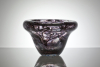 A.D. Copier, Leerdam Unica, bowl with purple decoration, 1946 - Andries Dirk (A.D.) Copier