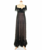 Spero Villioti Couture Cocktail Gown – Black, Handcrafted Elegance - Spero Villioti