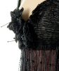 Spero Villioti Couture Cocktail Gown – Black, Handcrafted Elegance - Spero Villioti