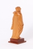 A lovely Chinese carved boxwood sculpture of a man, circa 1920.
