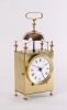 A French brass striking alarm 'Capucine' travel clock, circa 1830