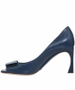Dior Blue Leather Peep Toe Pumps - Christian Dior