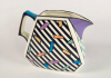 Dorothy Hafner, Set with teapot, milk jug and sugar bowl, teapot (h26,5/b27,d8,5) 1983, executed around 1984, Artist Residency, Fabric Workshop, Philadelphia, Pennsylvania, - Dorothy Hafner