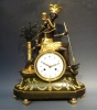A very fine quality Directoire mantel clock ‘l’Amérique’ signed J.S. Deverberie, Paris circa 1790.