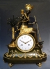 A very fine quality Directoire mantel clock ‘l’Amérique’ signed J.S. Deverberie, Paris circa 1790.
