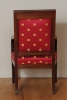 A set of six very fine Empire mahogany fauteuils à la Reine.