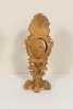 A late 18th century giltwood relic or watch stand