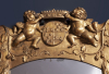 A Louis Quartorze mirror with coat of arms of VOC governor Cornelis Kien