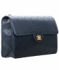 1997-1999 Chanel Black Caviar Leather Jumbo Single Flap Bag - Chanel
