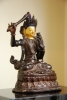 Oda 36 Chino-Tibetan gilt bronze figure of a deity