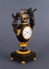 A French Empire ormolu and patinated bronze mantel clock - Claude Galle