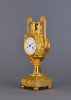 A French ormolu Empire vase mantel clock